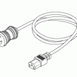 POWER CORDS, PLUGS AND CONNECTORS REPLACEMENT HOSPITAL GRADE POWER CORD (15A @ 125VAC, 18 ft.)