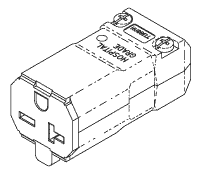 POWER CORDS, PLUGS AND CONNECTORS REPLACEMENT HOSPITAL GRADE FEMALE CONNECTOR (20A @ 250VAC, NEMA 6-20R)
