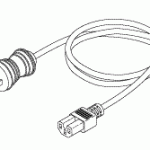 PRESTIGE/KAVO REPLACEMENT HOSPITAL GRADE POWER CORD