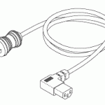 COVIDIEN/VALLEYLAB REPLACEMENT HOSPITAL GRADE POWER CORD (13A @ 125VAC, RIGHT ANGLE, 18 ft.)