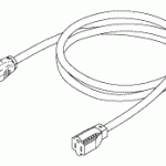 POWER CORDS, PLUGS AND CONNECTORS REPLACEMENT HOSPITAL GRADE EXTENSION CORD (15A @ 125VAC, 12 ft.)