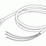 POWER CORDS, PLUGS AND CONNECTORS REPLACEMENT POWER CORD WITHOUT CONNECTORS (15A @ 125VAC, 9 ft.)