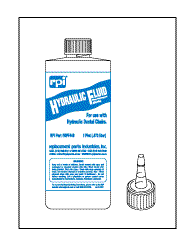 ACCESSORIES AND SUPPLIES REPLACEMENT HYDRAULIC FLUID