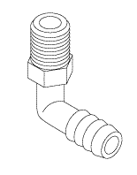 PELTON & CRANE REPLACEMENT ELBOW FITTING (3/8" BARB)