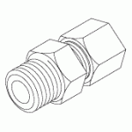 TUTTNAUER® REPLACEMENT MALE CONNECTOR (3/16" X 1/4" MPT)