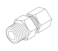 TUTTNAUER® REPLACEMENT MALE CONNECTOR (3/16" X 1/4" MPT) 1 TUTTNAUER® REPLACEMENT MALE CONNECTOR (3/16" X 1/4" MPT)