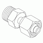 TUTTNAUER® REPLACEMENT TUBE ADAPTER (3/16" TUBE X 1/4" MPT)