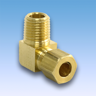 PLUMBING REPLACEMENT ELBOW FITTING (5/16" TUBE X 1/4" MPT) 1 PLUMBING REPLACEMENT ELBOW FITTING (5/16" TUBE X 1/4" MPT)