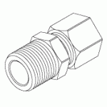 AIR TECHNIQUES REPLACEMENT MALE CONNECTOR