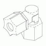 APOLLO/MIDMARK REPLACEMENT ELBOW FITTING