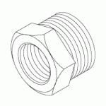 PLUMBING REPLACEMENT ADAPTOR (1/4 FPT x 3/8 MPT)
