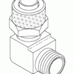 PLUMBING REPLACEMENT ELBOW (1/4" POLY x 1/8" MPT)