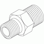 PLUMBING REPLACEMENT ADAPTOR (1/8" MPT x 1/4" MPT)