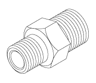 PLUMBING REPLACEMENT ADAPTOR (1/8" MPT x 1/4" MPT)