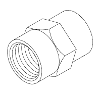 PLUMBING REPLACEMENT ADAPTOR (1/4" FPT x 1/4" FPT)