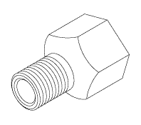 PLUMBING REPLACEMENT ADAPTOR (1/8" MPT x 1/4" FPT)