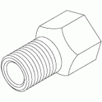 PLUMBING REPLACEMENT ADAPTOR (1/8" FPT x 1/8" MPT)