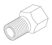 PLUMBING REPLACEMENT ADAPTOR (1/8" FPT x 1/8" MPT)