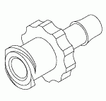 DENTSPLY REPLACEMENT LUER LOCK (FEMALE x 5/32" BARB)