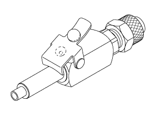 DENTSPLY REPLACEMENT QUICK DISCONNECT, MALE (1/4" POLY AUTO SHUT-OFF)