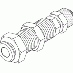 DENTSPLY REPLACEMENT QUICK DISCONNECT, FEMALE (PANEL MOUNT 1/4" POLY)