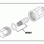 PELTON & CRANE REPLACEMENT AIR/WATER IN-LINE FILTER (1/16" BARB)