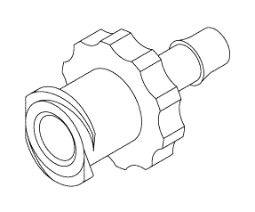 PLUMBING REPLACEMENT LUER LOCK (FEMALE X 1/8" BARB) 1 PLUMBING REPLACEMENT LUER LOCK (FEMALE X 1/8" BARB)