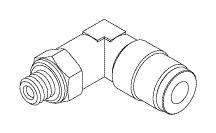 MEDIVATORS® REPLACEMENT SWIVEL ELBOW (5/32" PUSH-IN x #10-32 MALE)