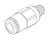 MEDIVATORS® REPLACEMENT MALE CONNECTOR (5/32" PUSH-IN x #10-32 MALE)