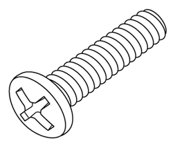 PELTON & CRANE REPLACEMENT SCREW (10-24 X 3/4)