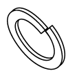 HARDWARE REPLACEMENT #10 SPLIT LOCK WASHER