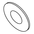 NATIONAL APPLIANCE REPLACEMENT #8 FLAT WASHER