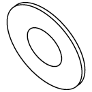 PATTERSON DENTAL REPLACEMENT #10 FLAT WASHER