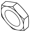 SCICAN REPLACEMENT HEX NUT (8-32)