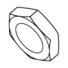 WHIP-MIX REPLACEMENT HEX NUT (#10-24)