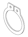 A-DEC REPLACEMENT RETAINING RING (EXTERNAL)
