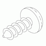 L & R REPLACEMENT PHILLIPS PAN HEAD SCREW #6