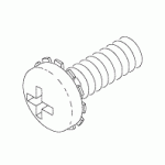 SCICAN REPLACEMENT SCREW (#8-32 x 1/2" SEMS)