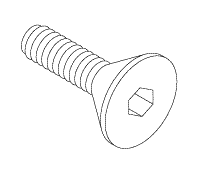 GE • OHMEDA • OHIO® MEDICAL REPLACEMENT SCREW (M3 X 10mm S/S Flat Hd. Allen)