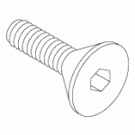 GE • OHMEDA • OHIO® MEDICAL REPLACEMENT SCREW (M3 X 10mm S/S Flat Hd. Allen)