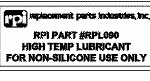 O-RINGS REPLACEMENT HIGH TEMP LUBRICANT