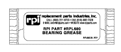 STRYKER REPLACEMENT BEARING GREASE