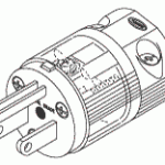 POWER CORDS, PLUGS AND CONNECTORS REPLACEMENT HOSPITAL GRADE MALE PLUG (15A @ 125VAC, NEMA 5-15P)