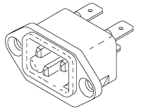 TUTTNAUER® REPLACEMENT AC INLET RECEPTACLE