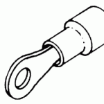 PELTON & CRANE REPLACEMENT #8 RING TERMINAL