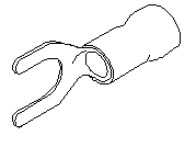 GETINGE/CASTLE REPLACEMENT #8 SPADE TERMINAL 1 GETINGE/CASTLE REPLACEMENT #8 SPADE TERMINAL