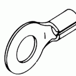 ELECTRICAL REPLACEMENT #8 RING TERMINAL (HIGH TEMPERATURE)