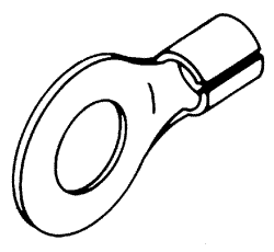 ELECTRICAL REPLACEMENT #8 RING TERMINAL (HIGH TEMPERATURE)