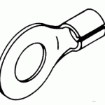 ELECTRICAL REPLACEMENT #10 RING TERMINAL (HIGH TEMPERATURE)