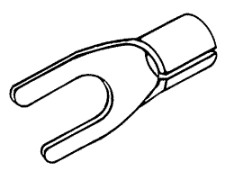 ELECTRICAL REPLACEMENT #10 SPADE TERMINAL (HIGH TEMPERATURE)